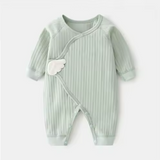 Cotton Newborn Romper 0-6M — Unisex Print