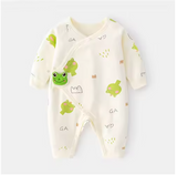 Cotton Newborn Romper 0-6M — Unisex Print