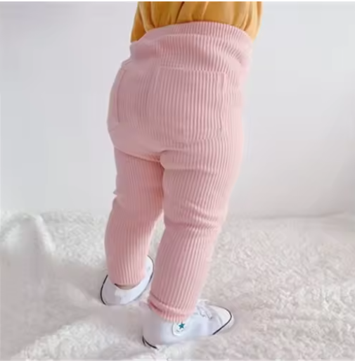 Baby Girls Cotton Leggings — Spring & Autumn Long Pants