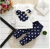 Toddler Cartoon Cotton 2-Piece Long Sleeve Baby Set