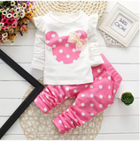 Toddler Cartoon Cotton 2-Piece Long Sleeve Baby Set