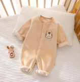 Double-Faced Fleece Baby Jumpsuit - Autumn/Winter