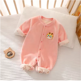 Double-Faced Fleece Baby Jumpsuit - Autumn/Winter