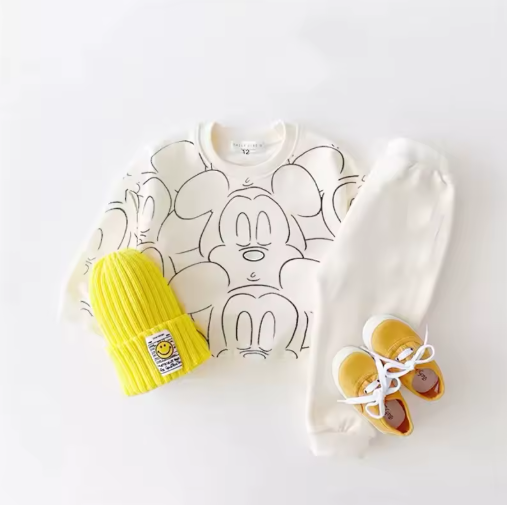 Cartoon Summer Baby Tracksuit Set