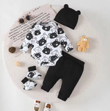 Baby Boy Little Bear 4-Piece Newborn Set (0-9 Months)