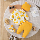 Baby Boy Little Bear 4-Piece Newborn Set (0-9 Months)