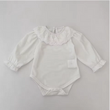 Baby Cotton Lace Collar Bodysuit 0-2Y