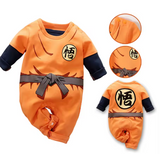 Anime Baby Romper Cosplay 0-18M — Luffy, Akatsuki, Vegeta