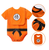 Anime Baby Romper Cosplay 0-18M — Luffy, Akatsuki, Vegeta