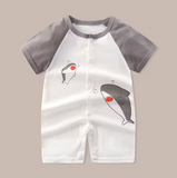 Baby Animal Print Short Jumpsuit 0-18 Months