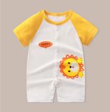 Baby Animal Print Short Jumpsuit 0-18 Months