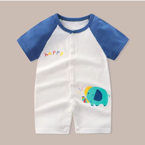 Baby Animal Print Short Jumpsuit 0-18 Months
