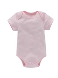 7-Color Solid Baby Onesies — Unisex Bodysuits