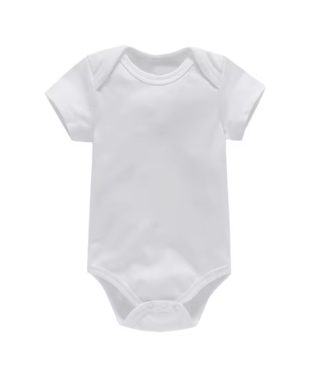 7-Color Solid Baby Onesies — Unisex Bodysuits
