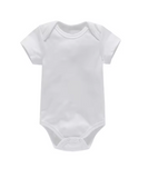 7-Color Solid Baby Onesies — Unisex Bodysuits