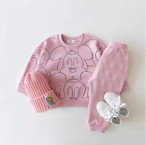 Cartoon Summer Baby Tracksuit T-Shirt & Shorts Set