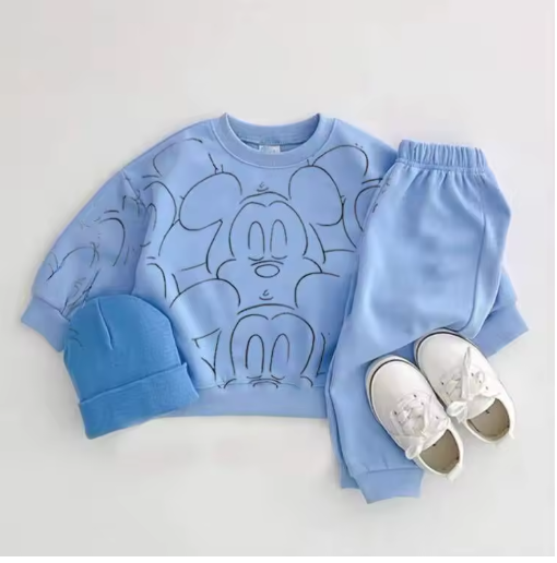 Cartoon Summer Baby Tracksuit T-Shirt & Shorts Set