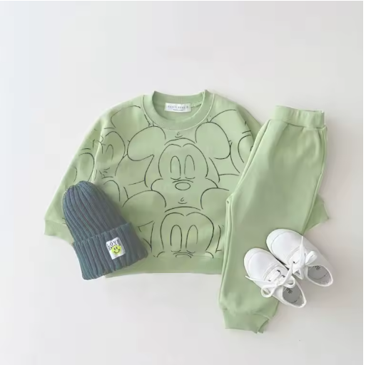 Cartoon Summer Baby Tracksuit T-Shirt & Shorts Set