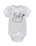 Baby Coming Soon 2026 Announcement Newborn Bodysuit Romper