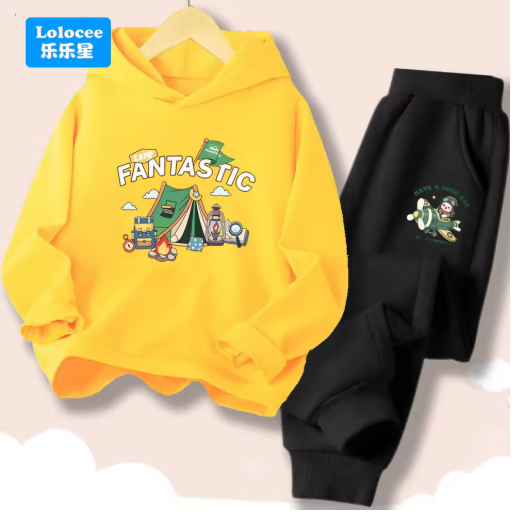 Stylish Autumn Boys Tracksuit - Perfect for Outdoor Fun