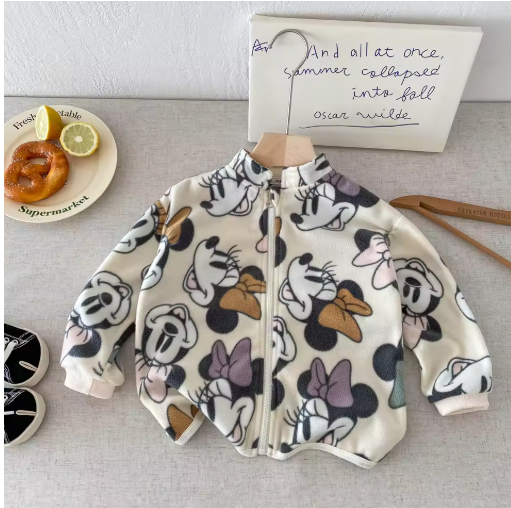Cute Cartoon Printed Kids Jackets for Boys & Girls