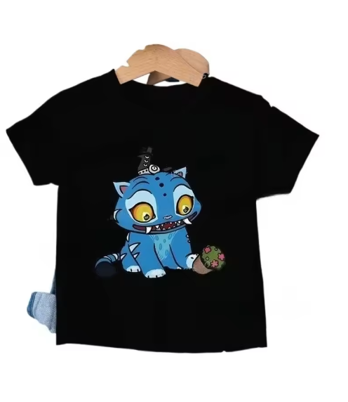 Derpy Tiger Kpop Shirt for Kids - Cute Cartoon Style