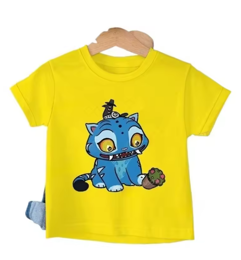 Derpy Tiger Kpop Shirt for Kids - Cute Cartoon Style