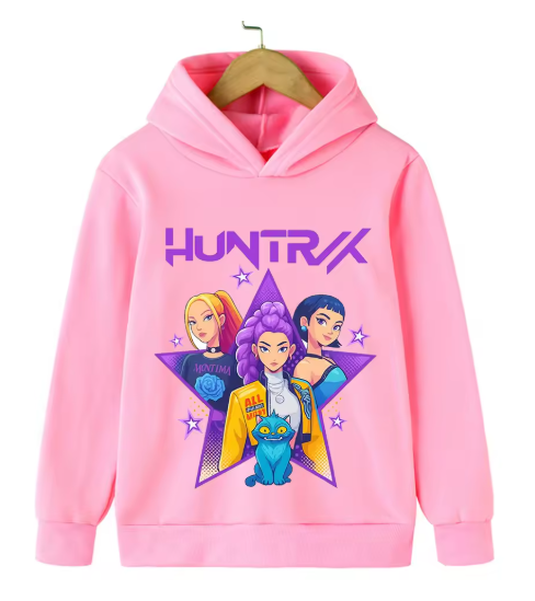 KPop Demon Hunter Hooded Sweatshirt for Kids