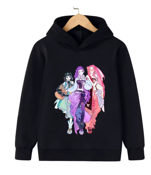 KPop Demon Hunter Hooded Sweatshirt for Kids