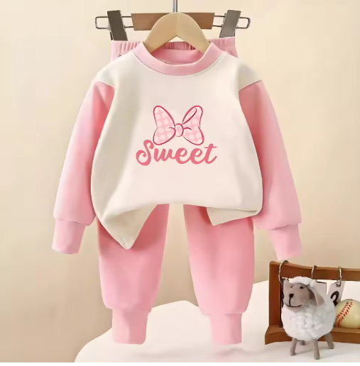 Autumn Girls Long Sleeve Pajama Set