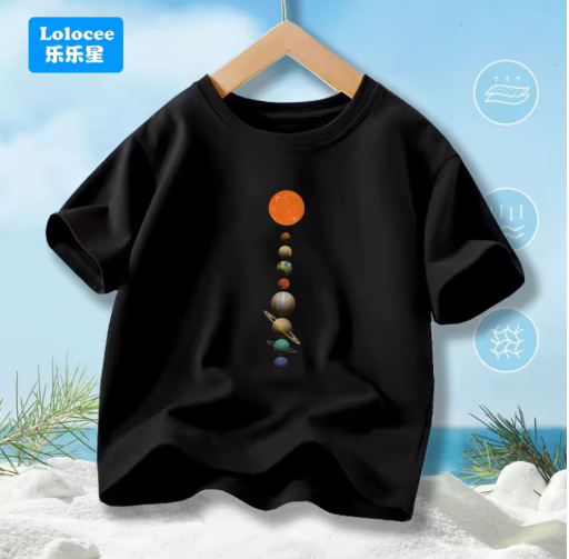 Cosmic Solar System Graphic Boys' T-Shirt