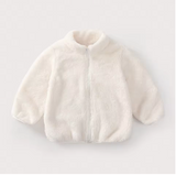 Warm Plush Coat for Kids - Fashionable & Cozy