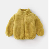 Warm Plush Coat for Kids - Fashionable & Cozy