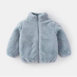 Warm Plush Coat for Kids - Fashionable & Cozy