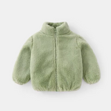 Warm Plush Coat for Kids - Fashionable & Cozy