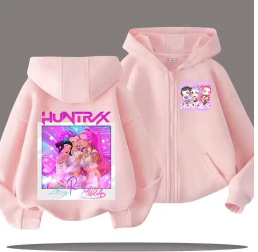 K-pop Demon Hunters Kids Hooded Coat