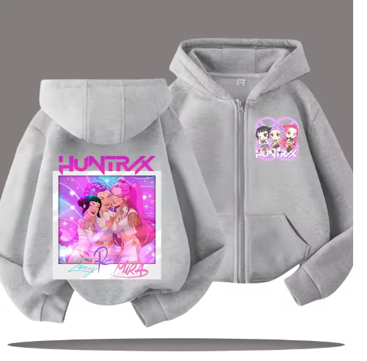 K-pop Demon Hunters Kids Hooded Coat
