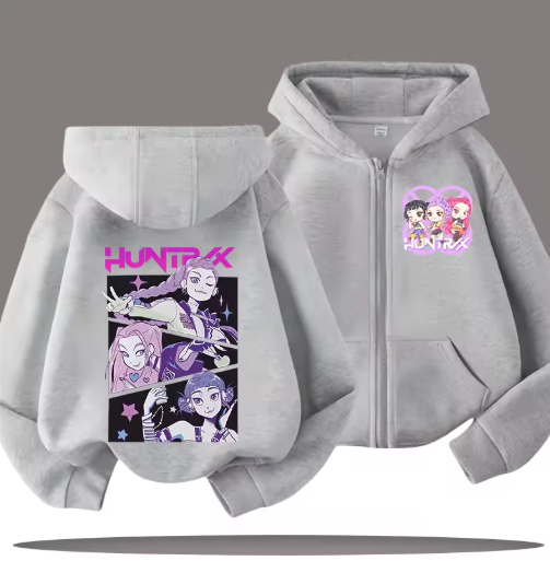 K-pop Demon Hunters Kids Hooded Coat