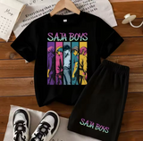 KPOP Demon Hunter Kids T-shirt & Shorts Set