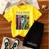 KPOP Demon Hunter Kids T-shirt & Shorts Set