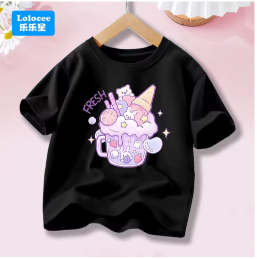 Kids' Cartoon T-Shirt – Fun Designs for Summer