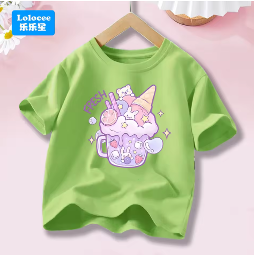 Kids' Cartoon T-Shirt – Fun Designs for Summer