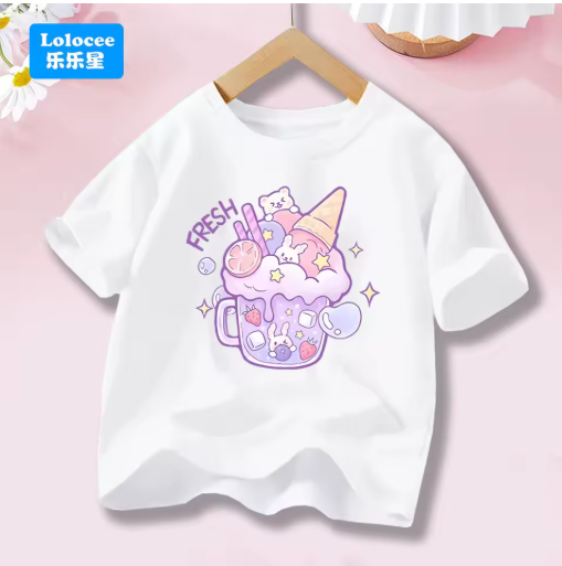 Kids' Cartoon T-Shirt – Fun Designs for Summer