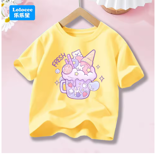 Kids' Cartoon T-Shirt – Fun Designs for Summer