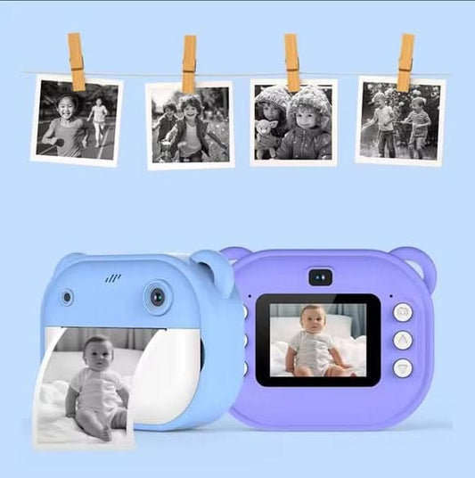 Kids Instant Print Camera – 24MP HD, 2.0” IPS Screen, 1080P Video & Thermal Printer | Fun Digital Camera for Girls & Boys (Ages 3–12)