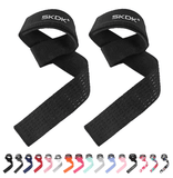 Anti-Slip Weightlifting Straps – Silicone Grip Wrist Straps for Strength Training & Deadlifts