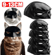 Bat Cat Superhero Mask – Matte Black Avenger-Style Costume for Cats & Dogs – Fun Pet Toy for Spooky Makeup Parties, Photos & Cosplay