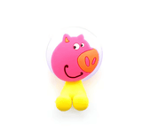 🐾 Cartoon Animal Toothbrush Holder – Wall-Mounted, Antibacterial Storage Rack with Suction Cup! 🦷