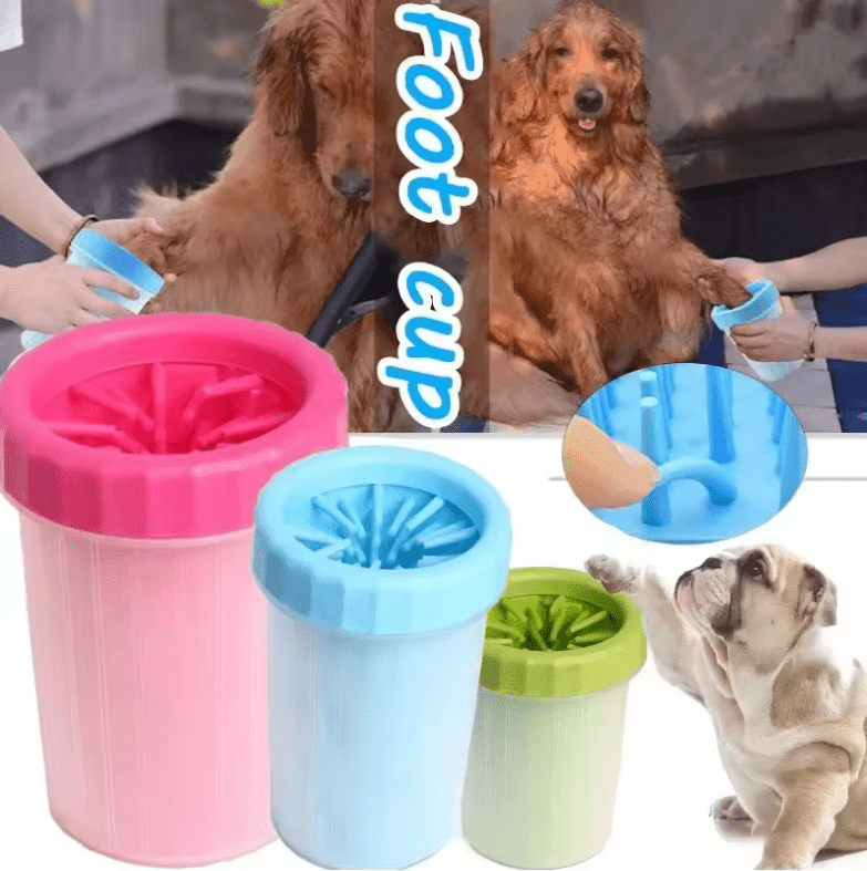 Dog & Cat Paw Cleaner Cup – Automatic Pet Paw Washing Tool