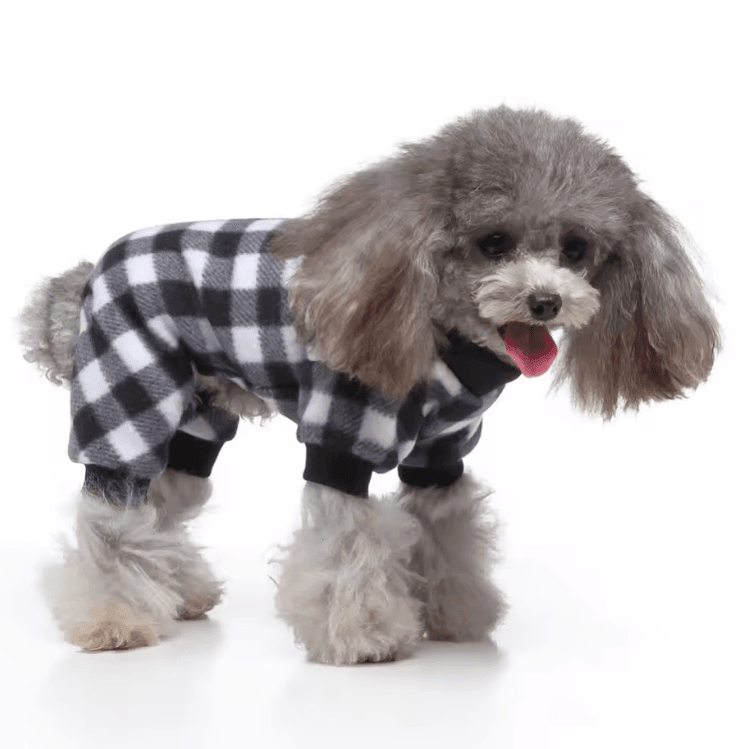 Dog Winter Coat – Reversible Plaid Pet Jacket for Small, Medium & Large Dogs – Warm Cold Weather Vest – Stylish Pet Apparel for Winter